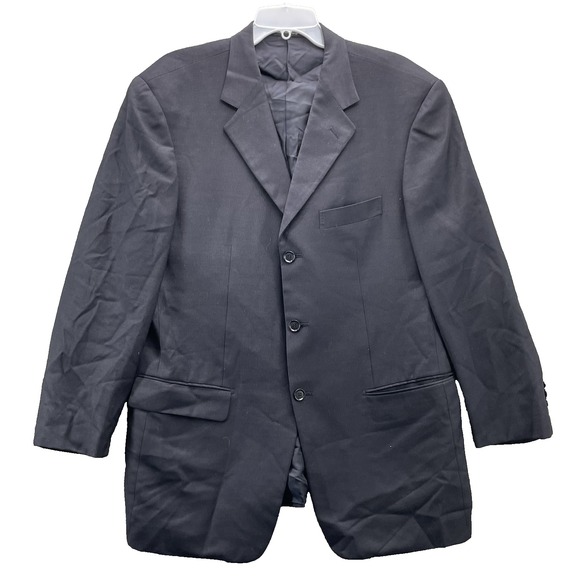 Pal Zileri 100% Wool Blazer Mens EU 56 US 46R Made in Italy Corpcore Formal 90's
